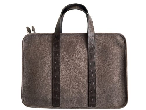 Edmond Briefcase Crocodile
