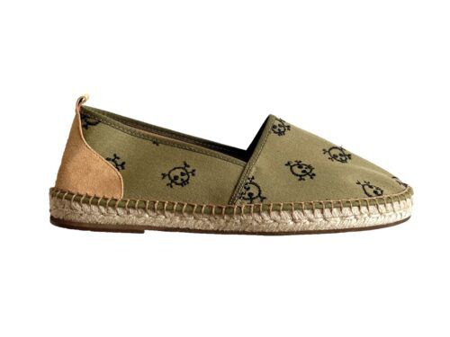Espadrille Kaki Skull