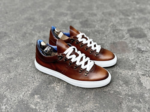 KERGUELEN WHITE x PATINA : Bandit Sneakers - Caulaincourt Paris