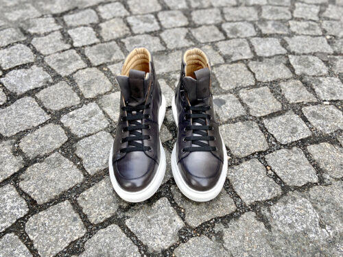 MAD Bandit Sneakers Express patinated shoes Caulaincourt Paris