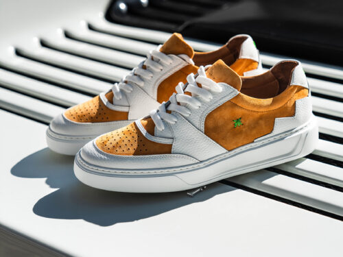 KERGUELEN WHITE x PATINA : Bandit Sneakers - Caulaincourt Paris