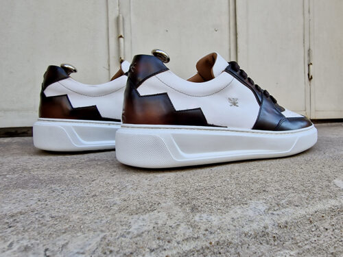 KERGUELEN WHITE x PATINA : Bandit Sneakers - Caulaincourt Paris