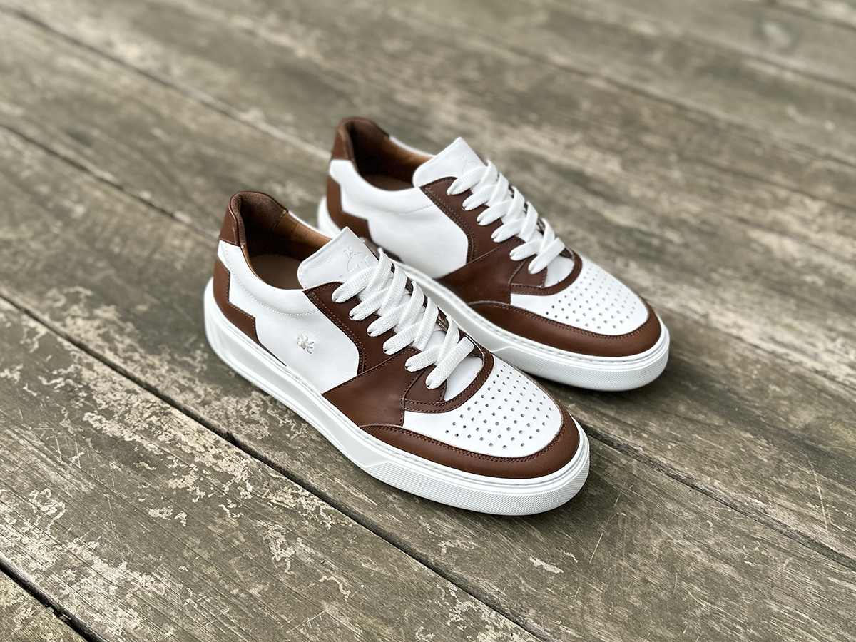 KERGUELEN WHITE x PATINA : Bandit Sneakers - Caulaincourt Paris