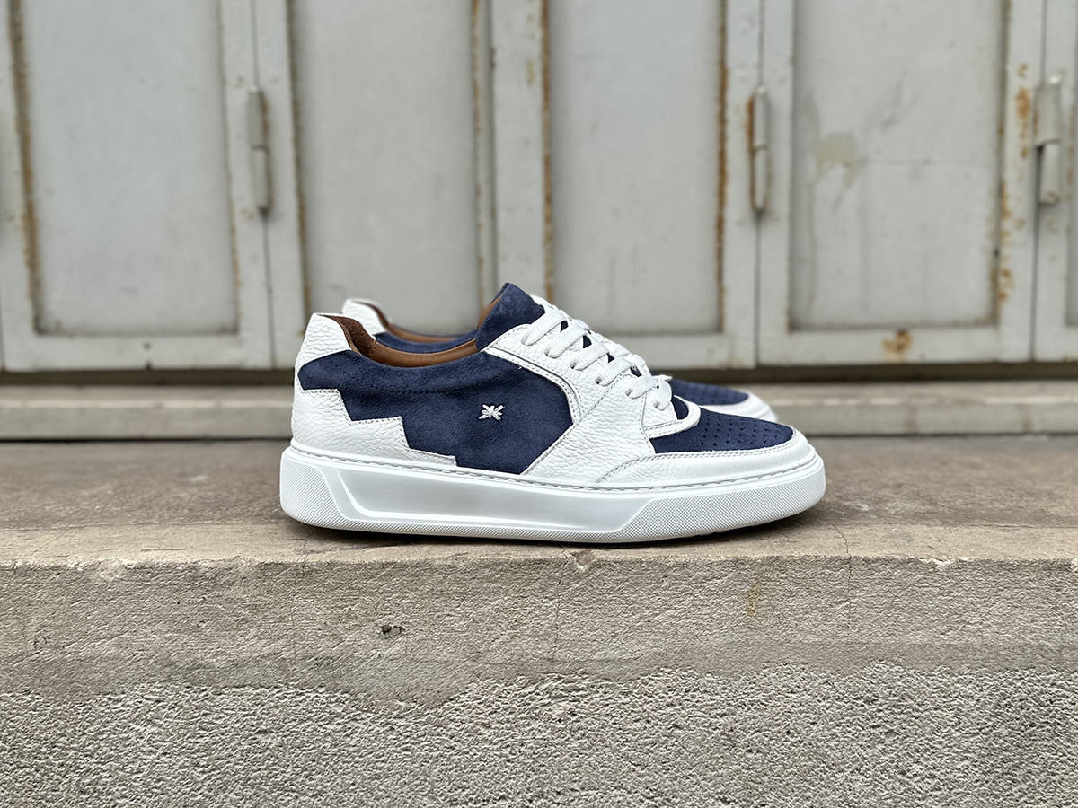 KERGUELEN WHITE x PATINA : Bandit Sneakers - Caulaincourt Paris